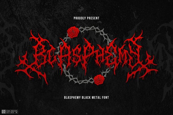 Blasphemy | Black Metal Font