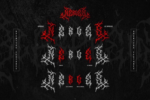 Blasphemy | Black Metal Font