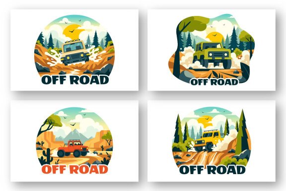 9 Off Road Sport Illustration
