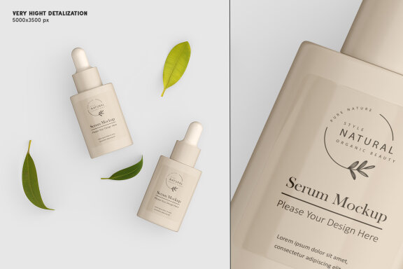 Dropper Bottle Mockup Set