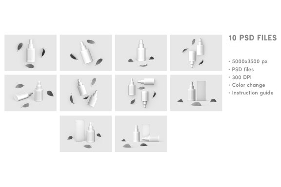 Dropper Bottle Mockup Set