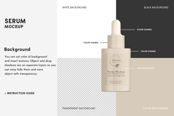 Dropper Bottle Mockup Set