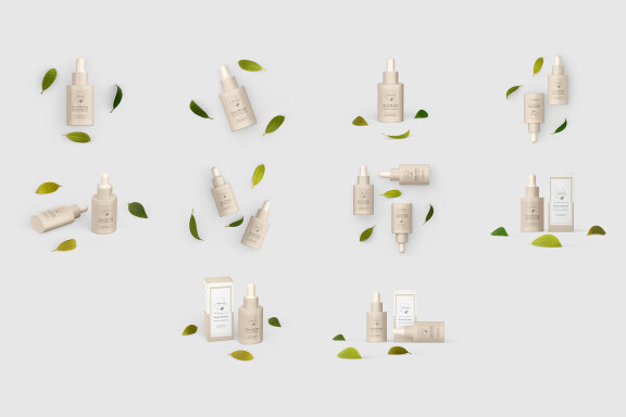Dropper Bottle Mockup Set