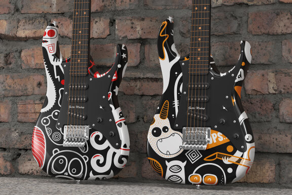 Electric Guitar Mockup Set