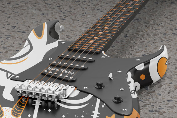 Electric Guitar Mockup Set