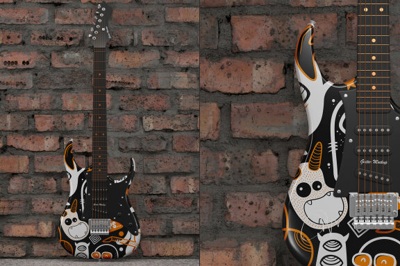 Electric Guitar Mockup Set