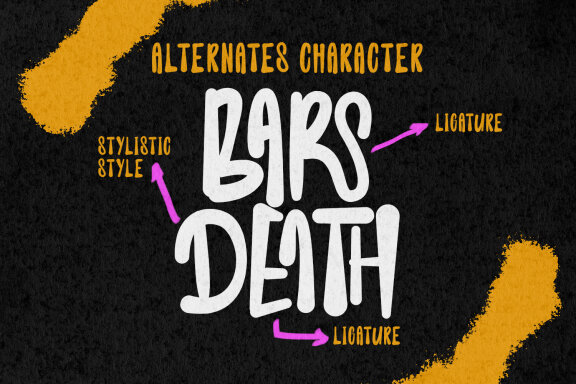 Thibars Handmade Display Font