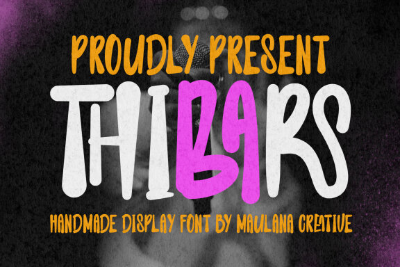 Thibars Handmade Display Font