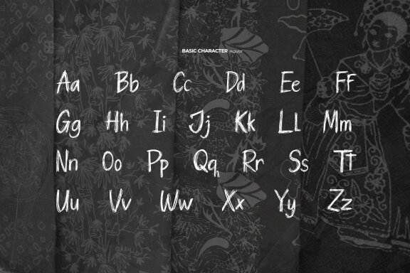 Budoyo Obor | Scribbles Font