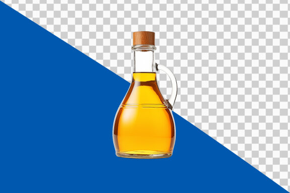 Bottle of cooking oil on transparent background PNG image
