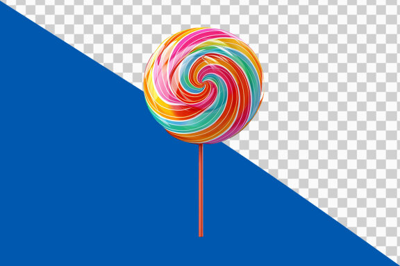 Lollipop on transparent background PNG image