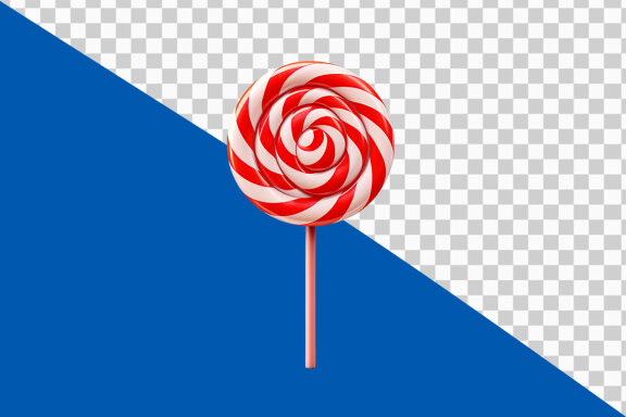 Lollipop on transparent background PNG image