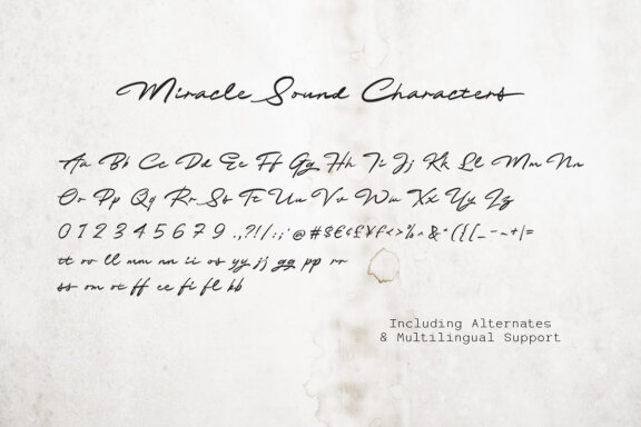 Mirable Sound Signature Script
