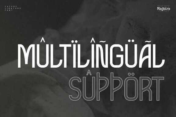 Toot Magistra | Future Ligature Font