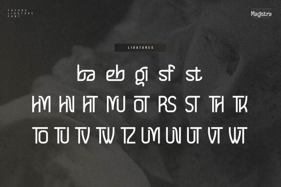 Toot Magistra | Future Ligature Font