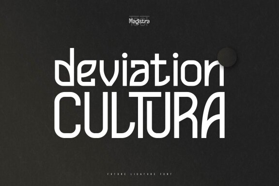 Toot Magistra | Future Ligature Font