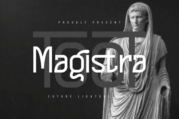 Toot Magistra | Future Ligature Font