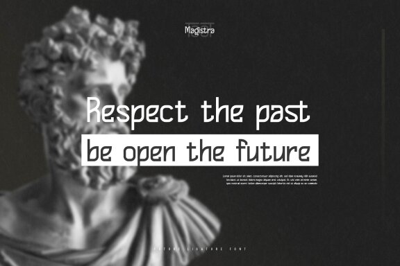 Toot Magistra | Future Ligature Font