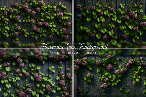 Flowering Vine Background