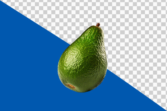 avocado isolated on transparent background PNG image