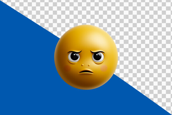 3d emoji on transparent background PNG image