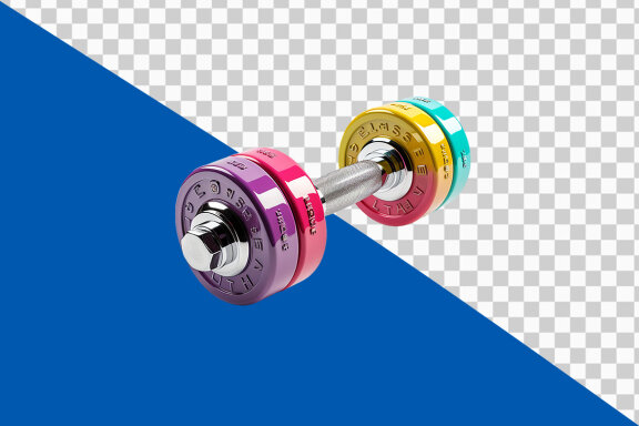 Dumbbell transparent background PNG image 
