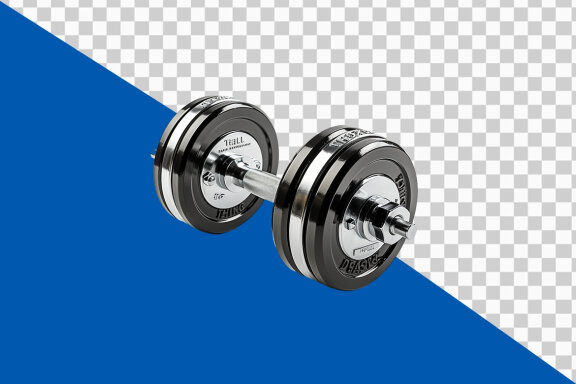 Dumbbell transparent background PNG image 
