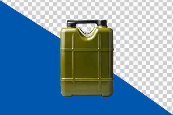Oil can on transparent background PNG image
