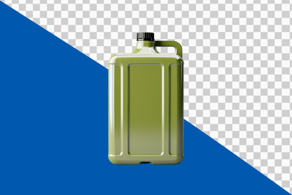 Oil can on transparent background PNG image