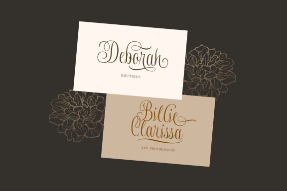 Silverbell Stylish Script