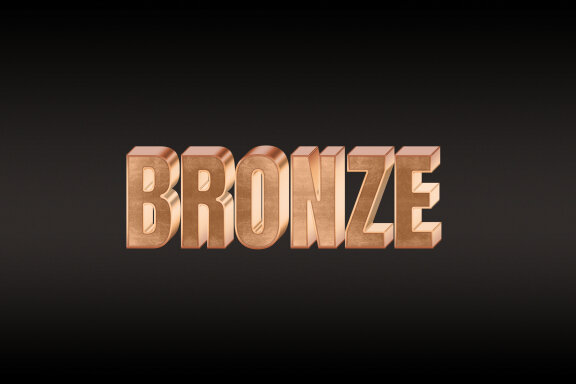 Bronze Text Effect Photoshop