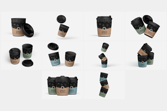 Coffee Cup Mockup Set