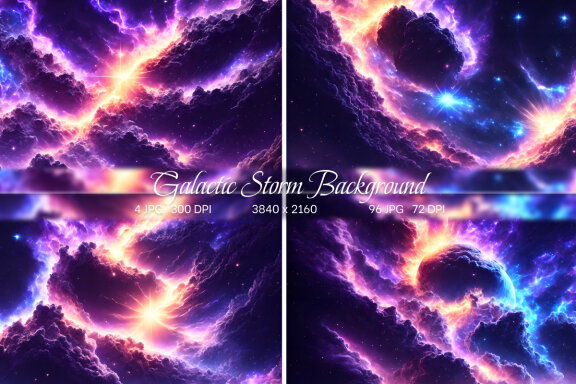 Galactic Storm Background