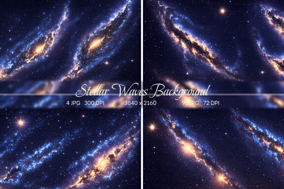Stellar Waves Background