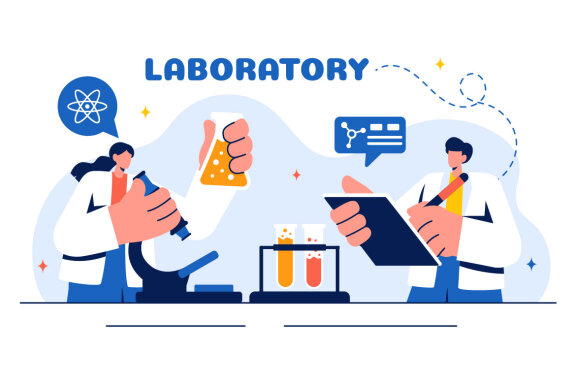 18 Laboratory Science Illustration