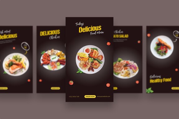 Delicious - Food Instagram Story Template