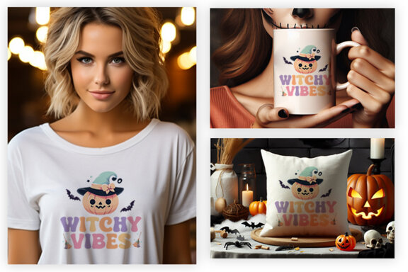 Halloween Pastel Color Sublimation SVG Bundle | Halloween Spooky Season Craft SVG 