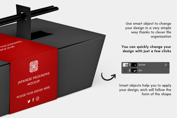 Japanese Packaging Mockup Set