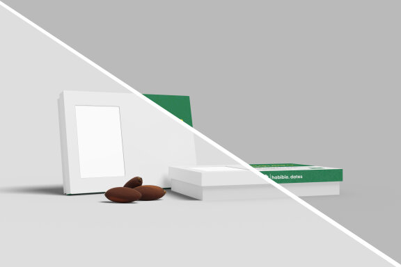 Minimalist Dates Packaging Mockup
