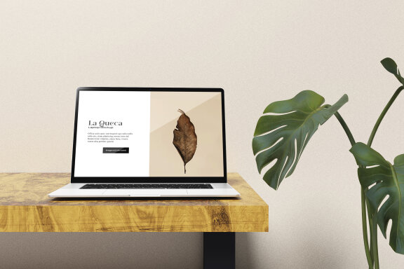 Minimalist Setup Laptop Mockup