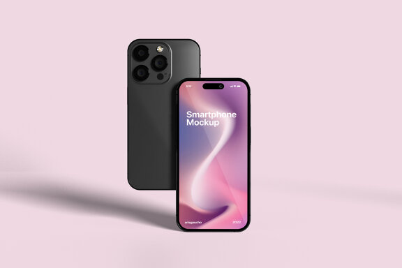 Floating Smartphone Mockup