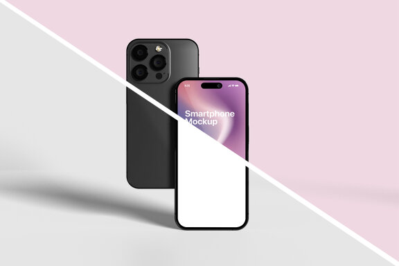 Floating Smartphone Mockup