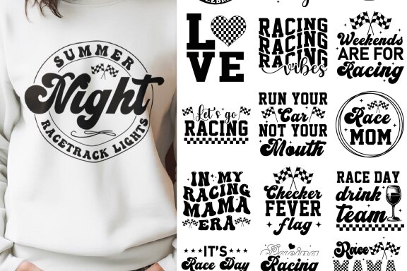 Racing SVG Bundle, Racing Sayings svg, Racing PNG Bundle, Racing Quote SVG, Racing T-shirt Design, Car Racing Svg, Checkered Flag Svg