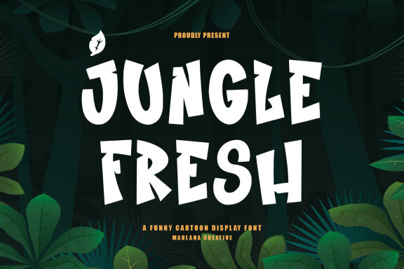Jungle Fresh FREE Cartoon Display Font