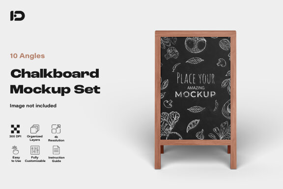 Chalkboard Mockup Set