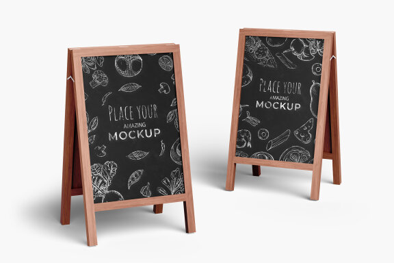 Chalkboard Mockup Set