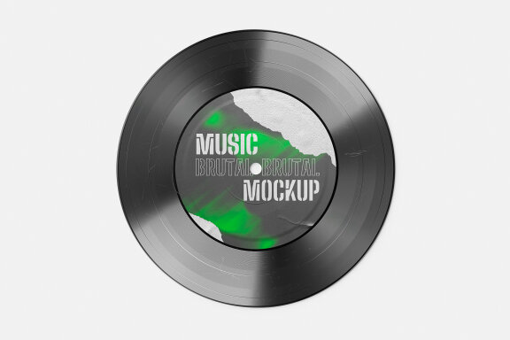 Vinyl Disc Mockup Set