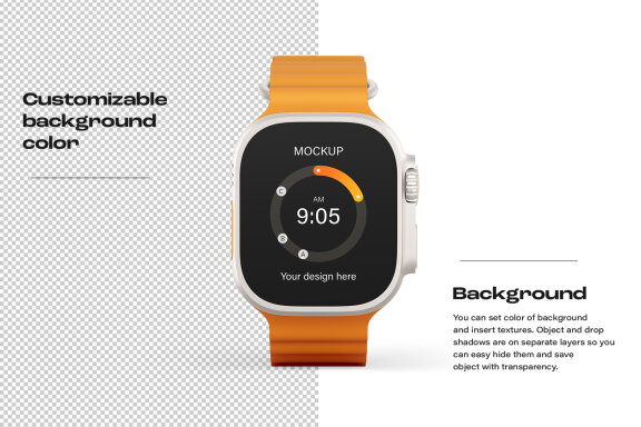 Apple Watch Ultra Mockup Set