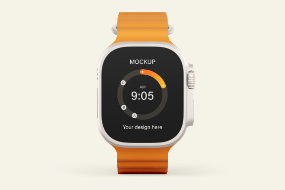 Apple Watch Ultra Mockup Set