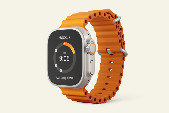 Apple Watch Ultra Mockup Set